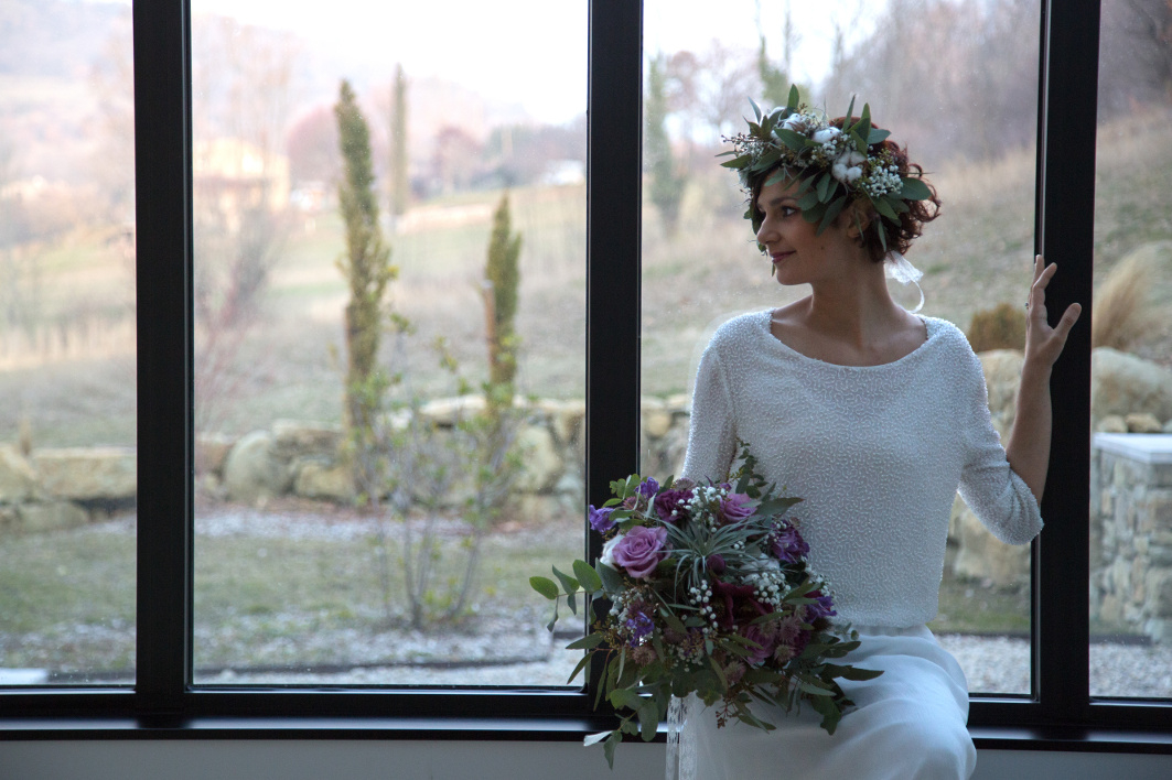 Margot Dumas, Artiste Maquilleuse shooting inspiration mariage hivers